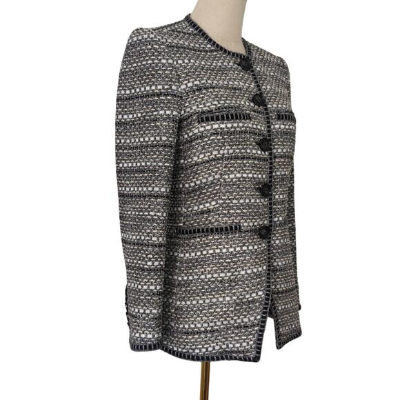 Veronica Beard Alessia Tailored Tweed Jacket 10 - Picture 7 of 12